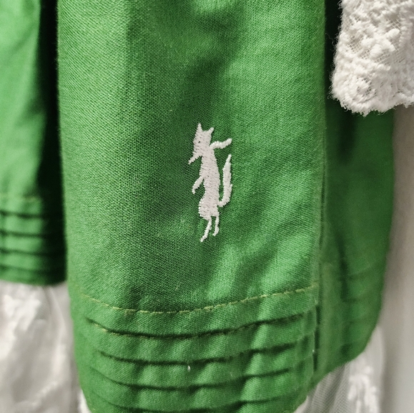 Well Dressed Wolf Green Lace Dress size 6 - Picture 8 of 8